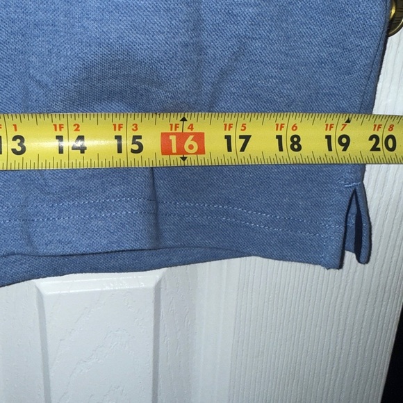 Club Room Men's Heather Blue Polo Shirt - Picture 5 of 6